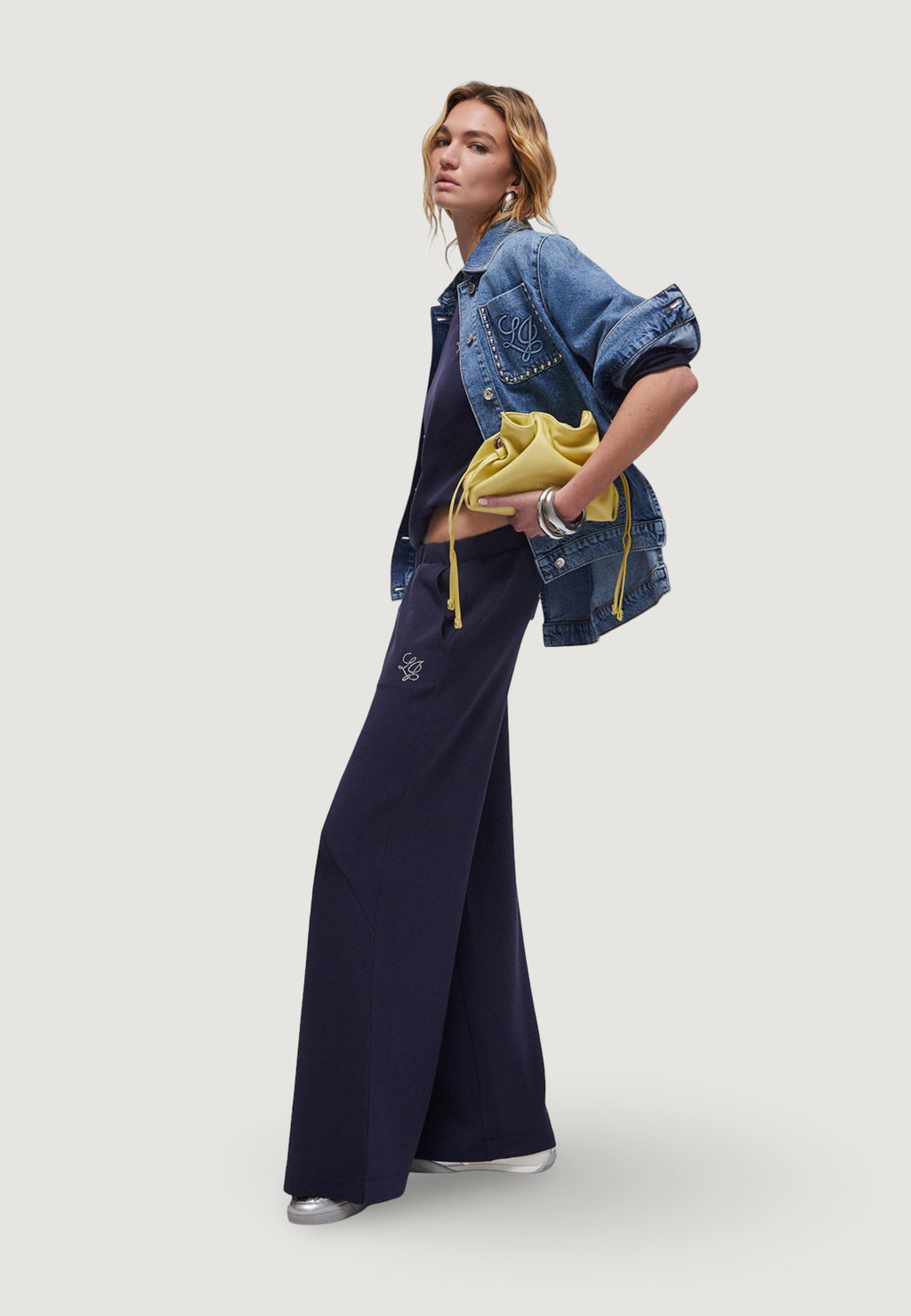 Pantaloni bootcut Liu-Jo ECS JERSEY LUNGO