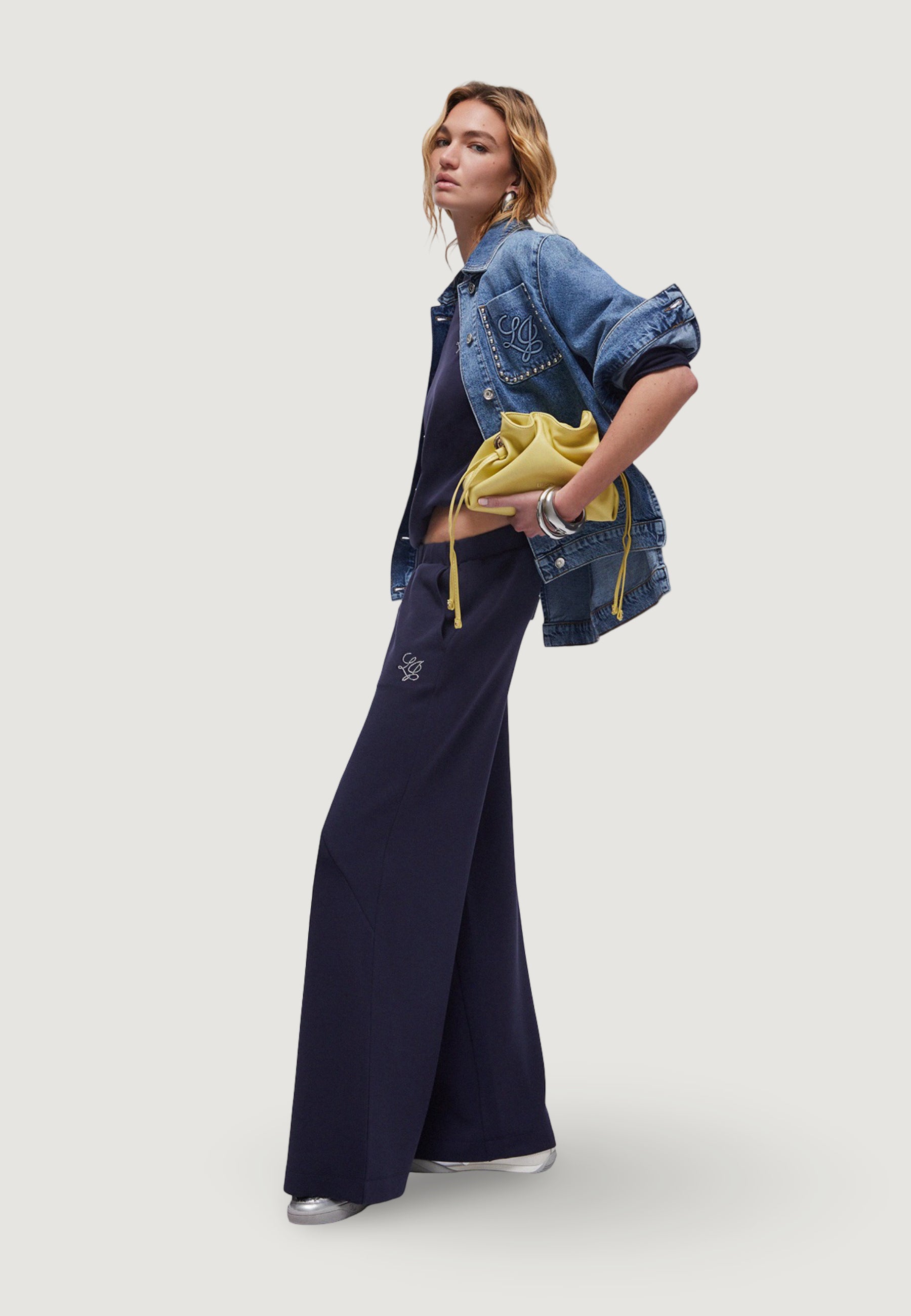 Pantaloni bootcut Liu-Jo ECS JERSEY LUNGO