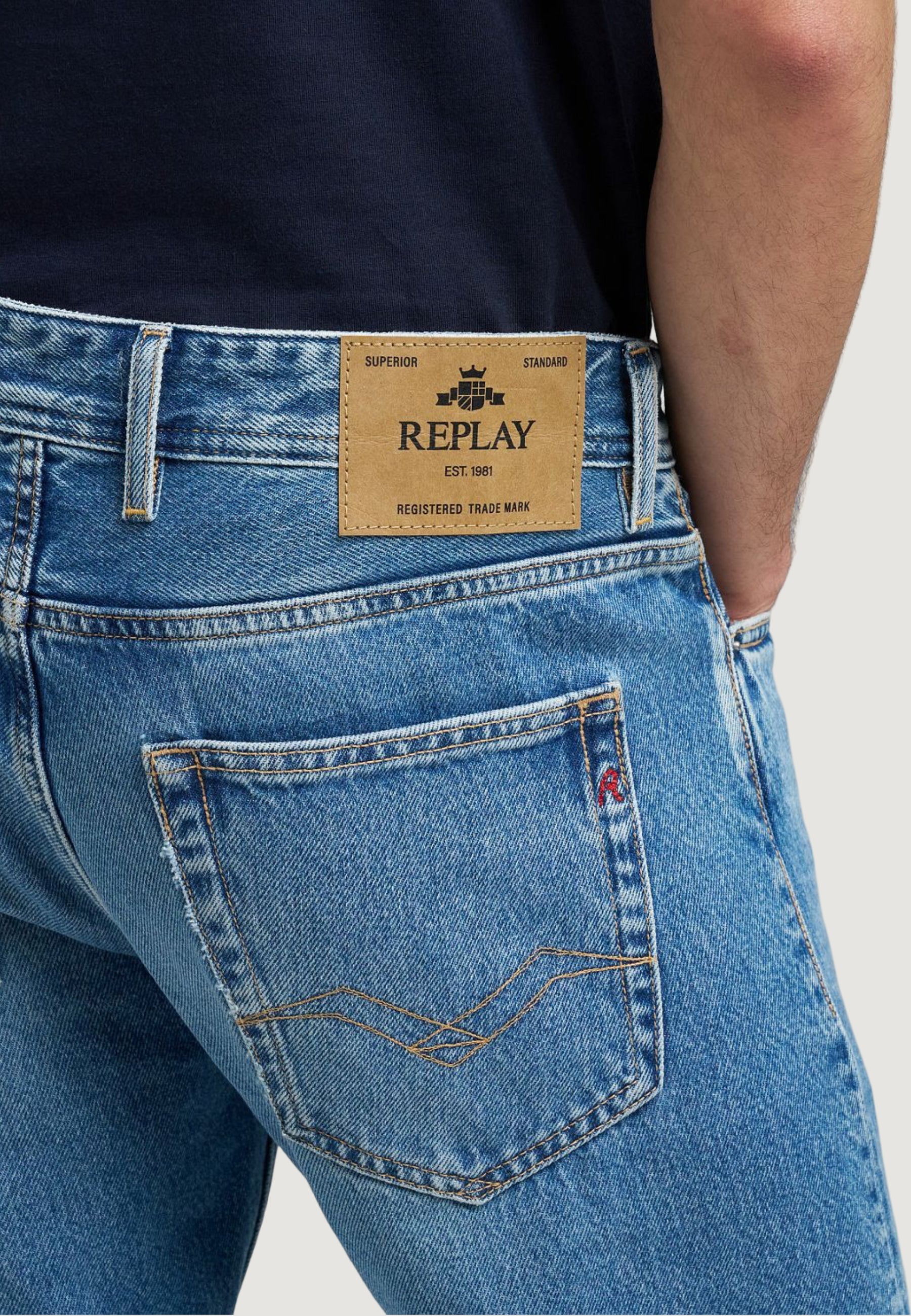 Jeans slim Replay STRAIGHT