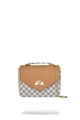 Bag Sprayground EMBOSSED CREAM CHECK HANDBAG