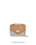 Bag Sprayground EMBOSSED CREAM CHECK HANDBAG
