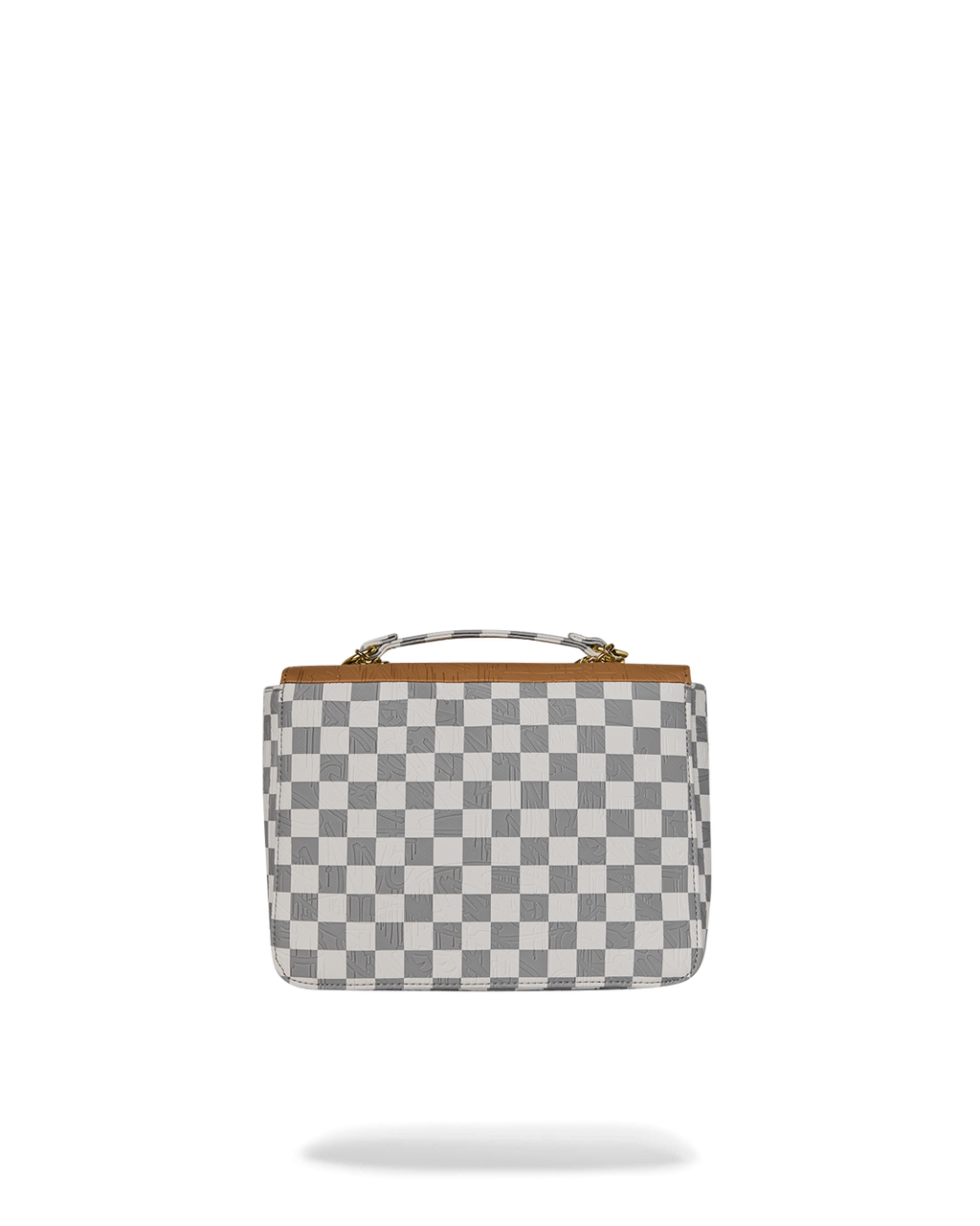 Bag Sprayground EMBOSSED CREAM CHECK HANDBAG