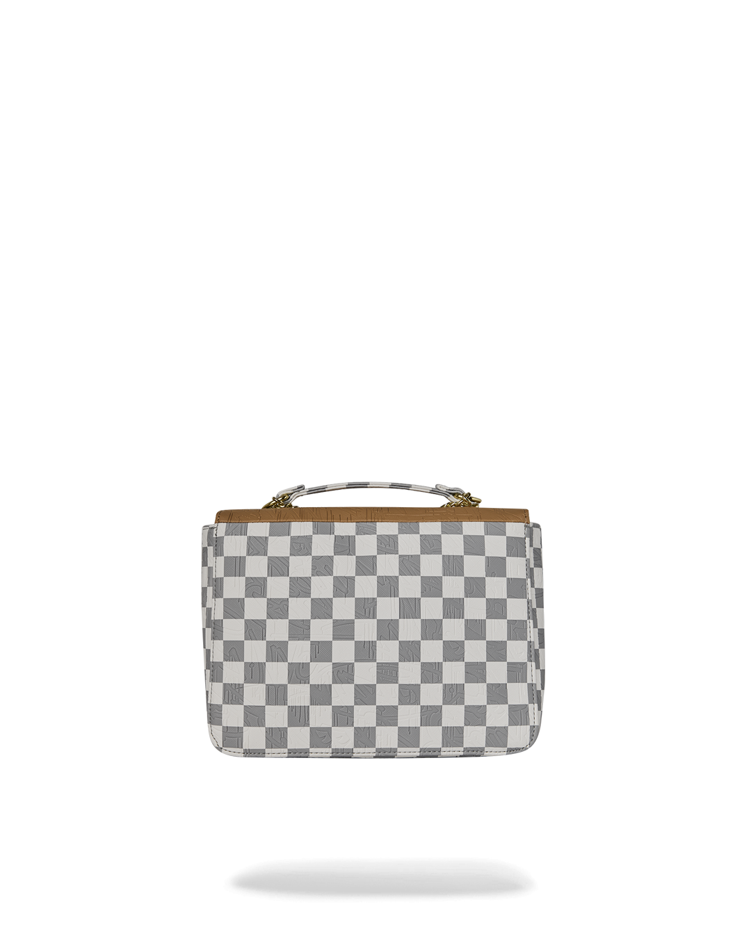Bag Sprayground EMBOSSED CREAM CHECK HANDBAG