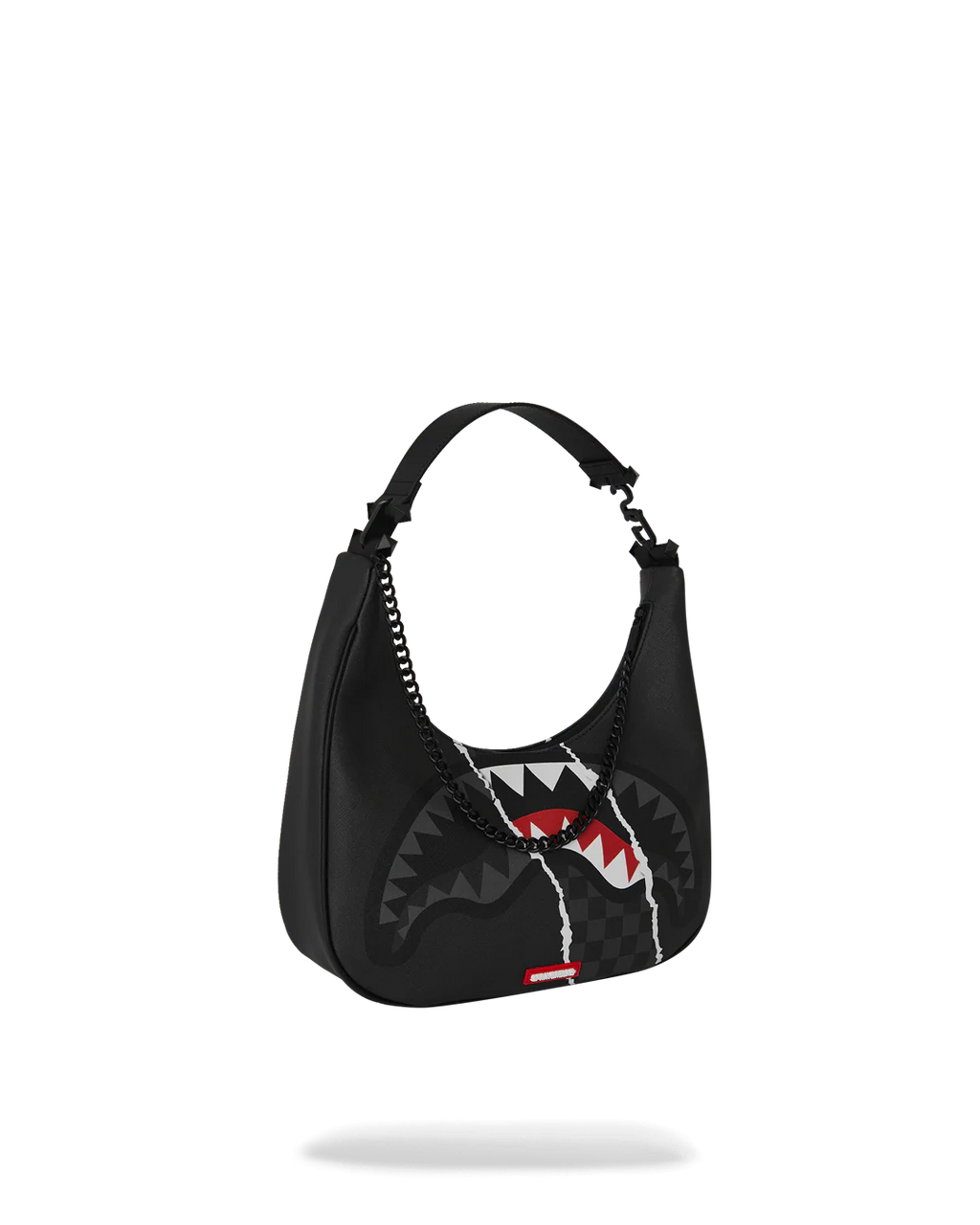 Bag Sprayground CENTER RIP REVEALING GRAY CHECK HANDBAG