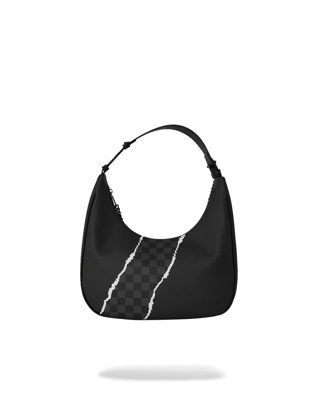 Bag Sprayground CENTER RIP REVEALING GRAY CHECK HANDBAG