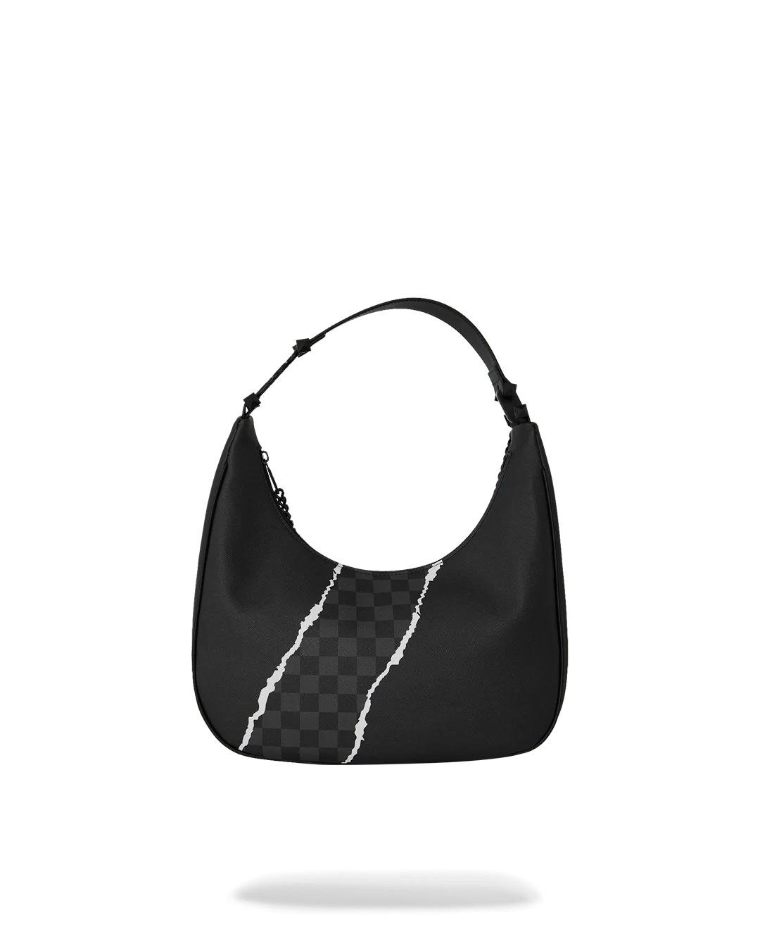 Bag Sprayground CENTER RIP REVEALING GRAY CHECK HANDBAG