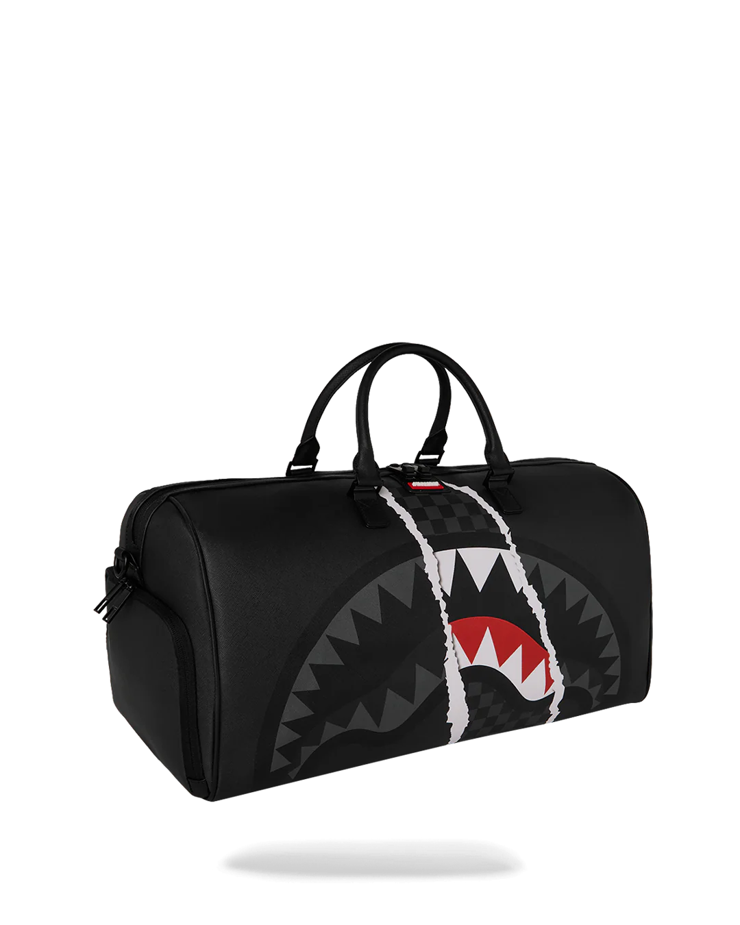  Sprayground CENTER RIP REVEALING GRAY CHECK MINI DUFFLE