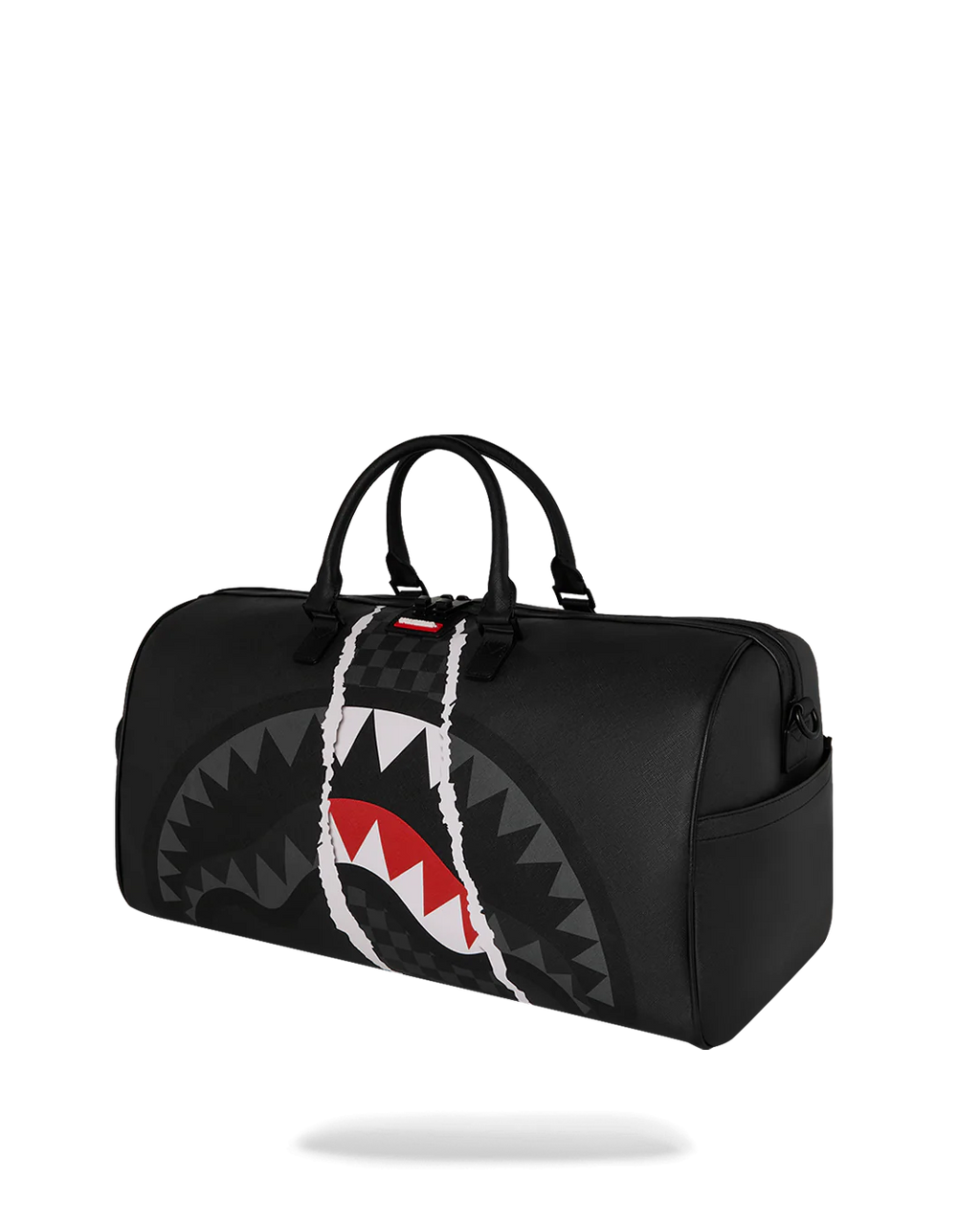  Sprayground CENTER RIP REVEALING GRAY CHECK MINI DUFFLE