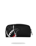  Sprayground CENTER RIP REVEALING GRAY CHECK POUCH