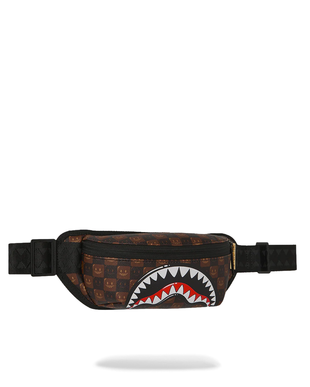 Marsupio Sprayground SHARKS IN PARIS WTF BUBBLE BROWN CHECK CROSSBODY