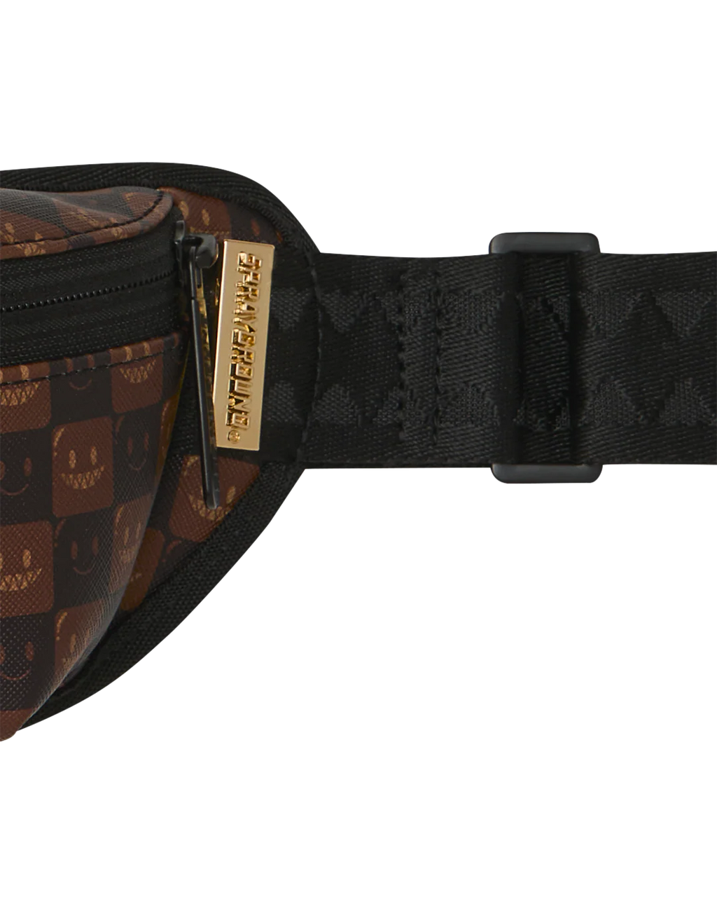 Marsupio Sprayground SHARKS IN PARIS WTF BUBBLE BROWN CHECK CROSSBODY