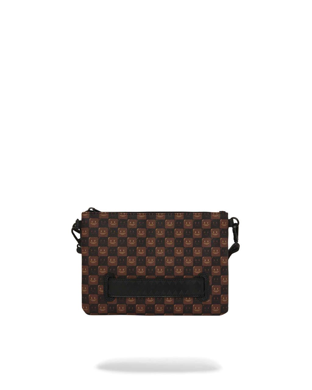 Pochette e beauty Sprayground SHARKS IN PARIS WTF BUBBLE BROWN CHECK CROSSOVER CLUTCH