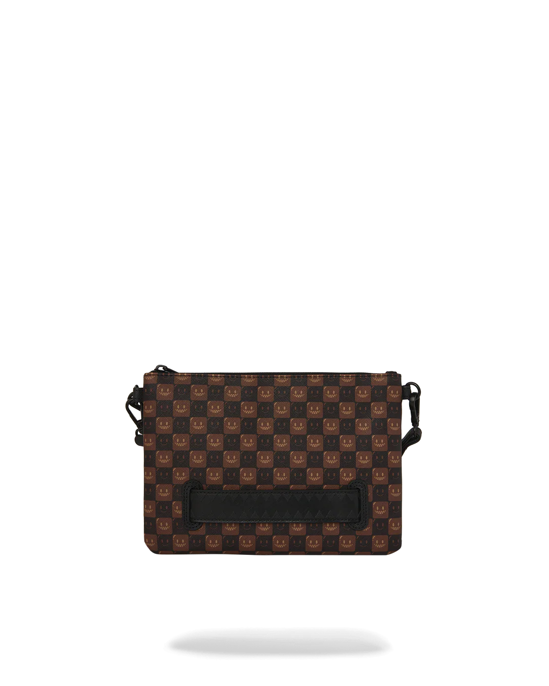 Pochette e beauty Sprayground SHARKS IN PARIS WTF BUBBLE BROWN CHECK CROSSOVER CLUTCH
