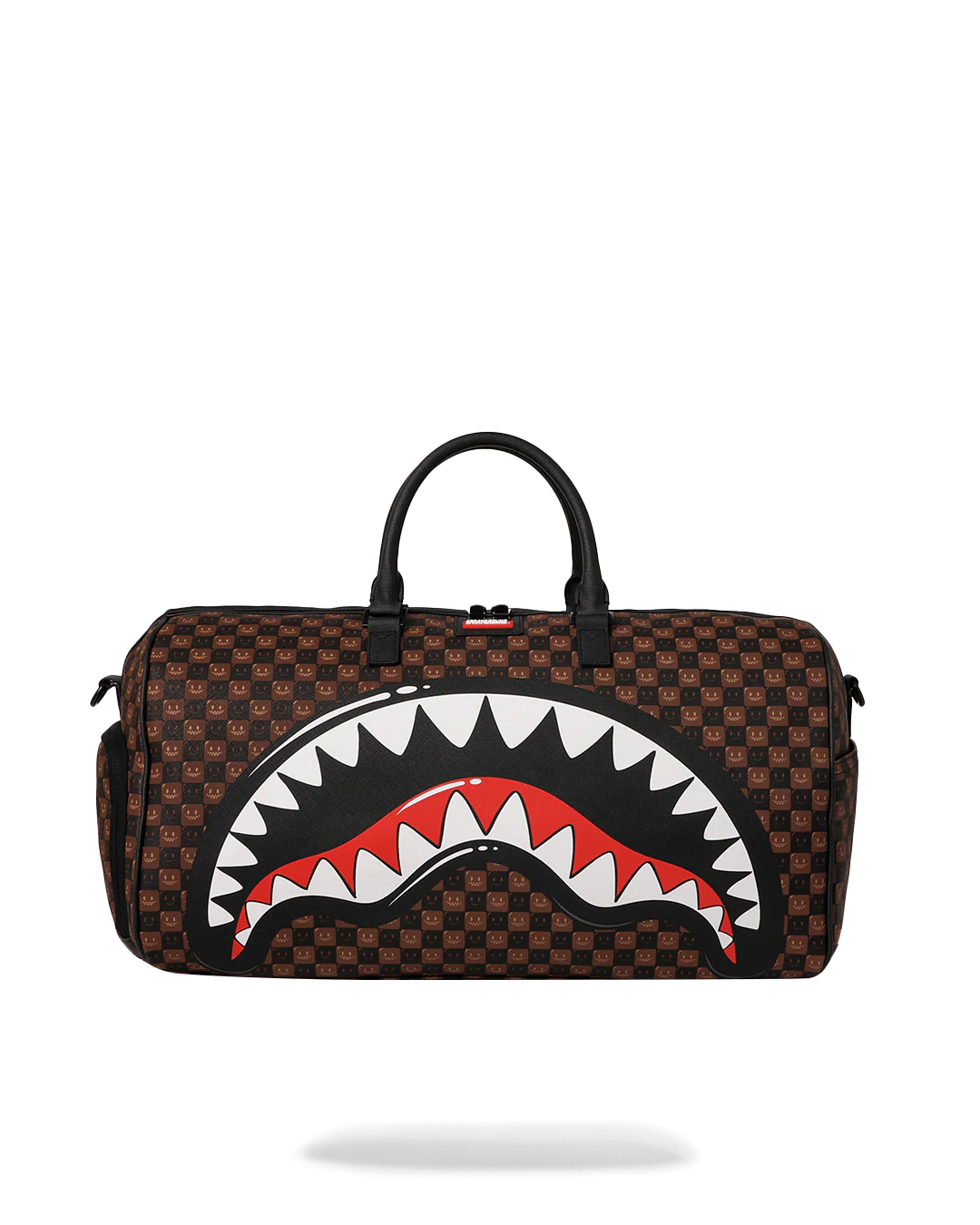 Bag Sprayground SHARKS IN PARIS WTF BUBBLE BROWN CHECK DUFFLE