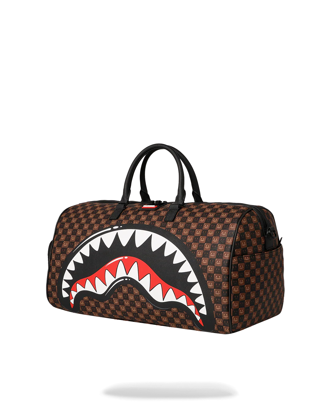 Bag Sprayground SHARKS IN PARIS WTF BUBBLE BROWN CHECK DUFFLE