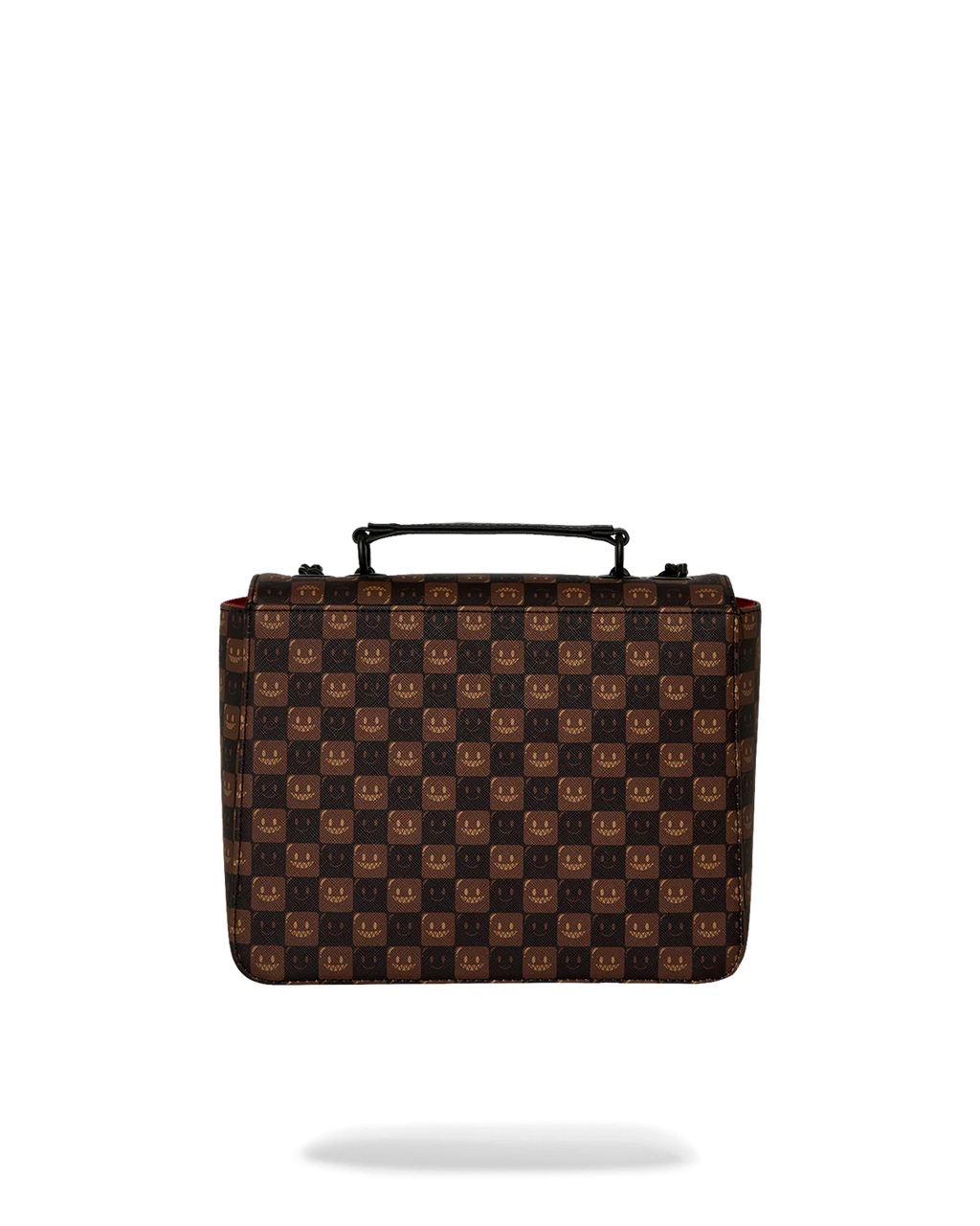 Borsa Sprayground SHARKS IN PARIS WTF BUBBLE BROWN CHECK HANDBAG
