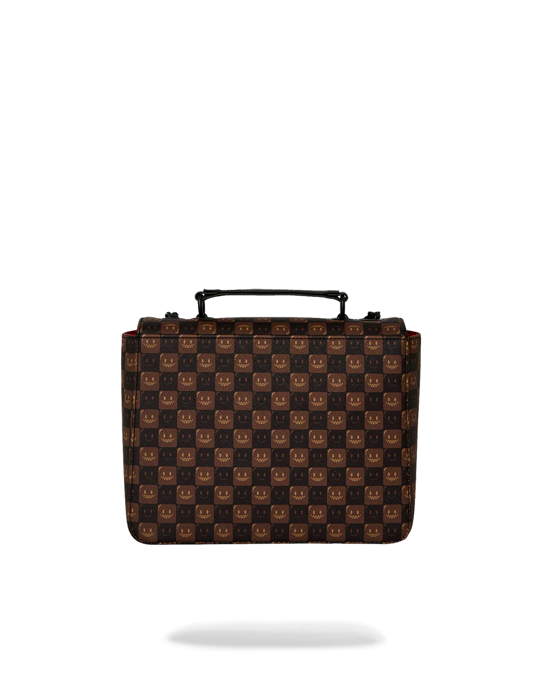 Borsa Sprayground SHARKS IN PARIS WTF BUBBLE BROWN CHECK HANDBAG