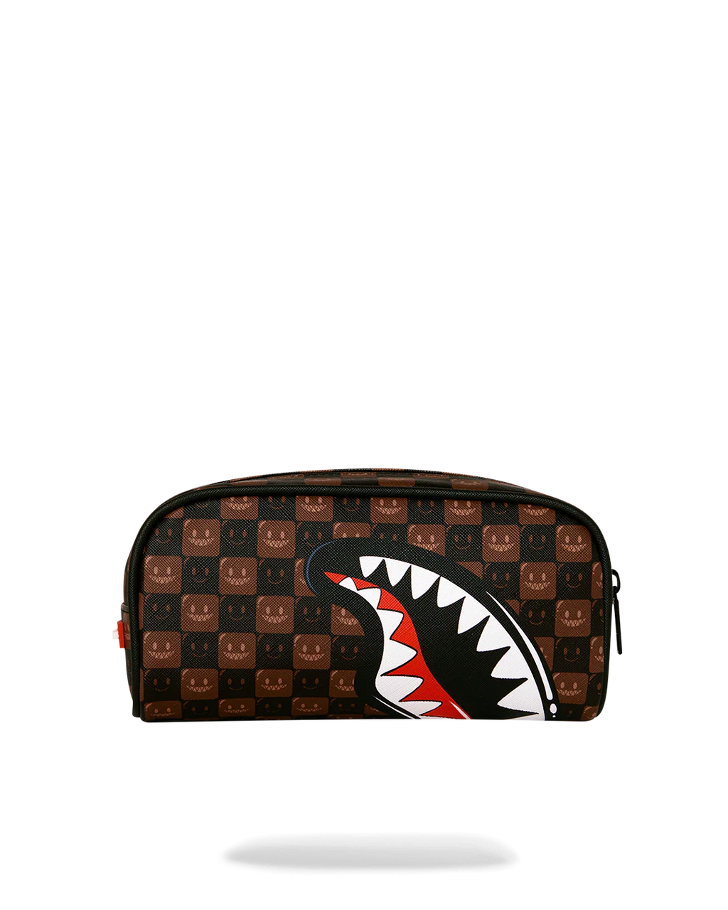 Pochette e beauty Sprayground SHARKS IN PARIS WTF BUBBLE BROWN CHECK POUCH