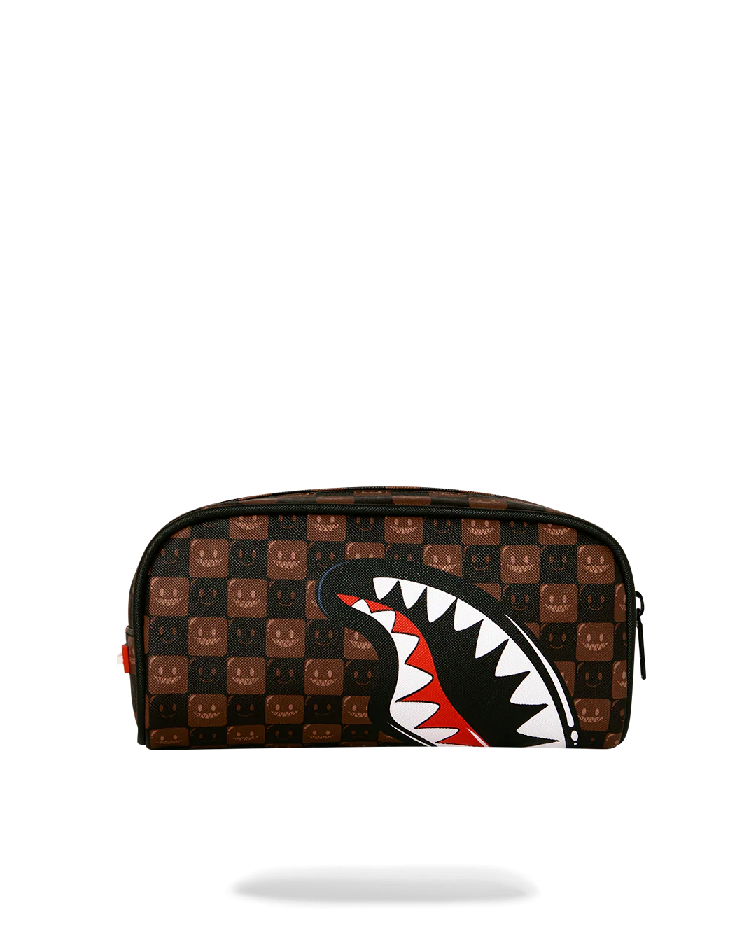 Pochette e beauty Sprayground SHARKS IN PARIS WTF BUBBLE BROWN CHECK POUCH