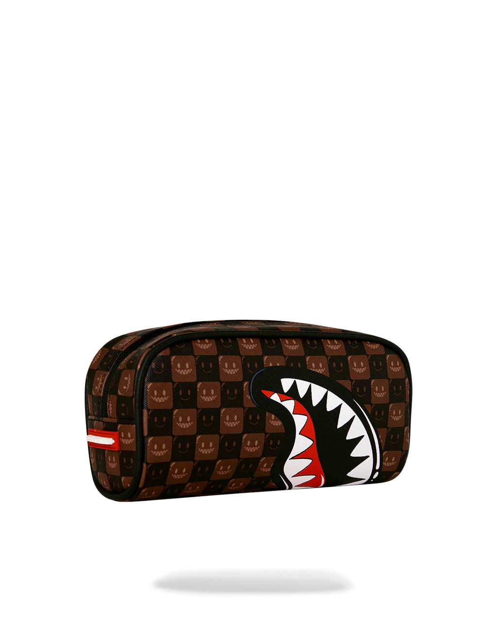 Pochette e beauty Sprayground SHARKS IN PARIS WTF BUBBLE BROWN CHECK POUCH