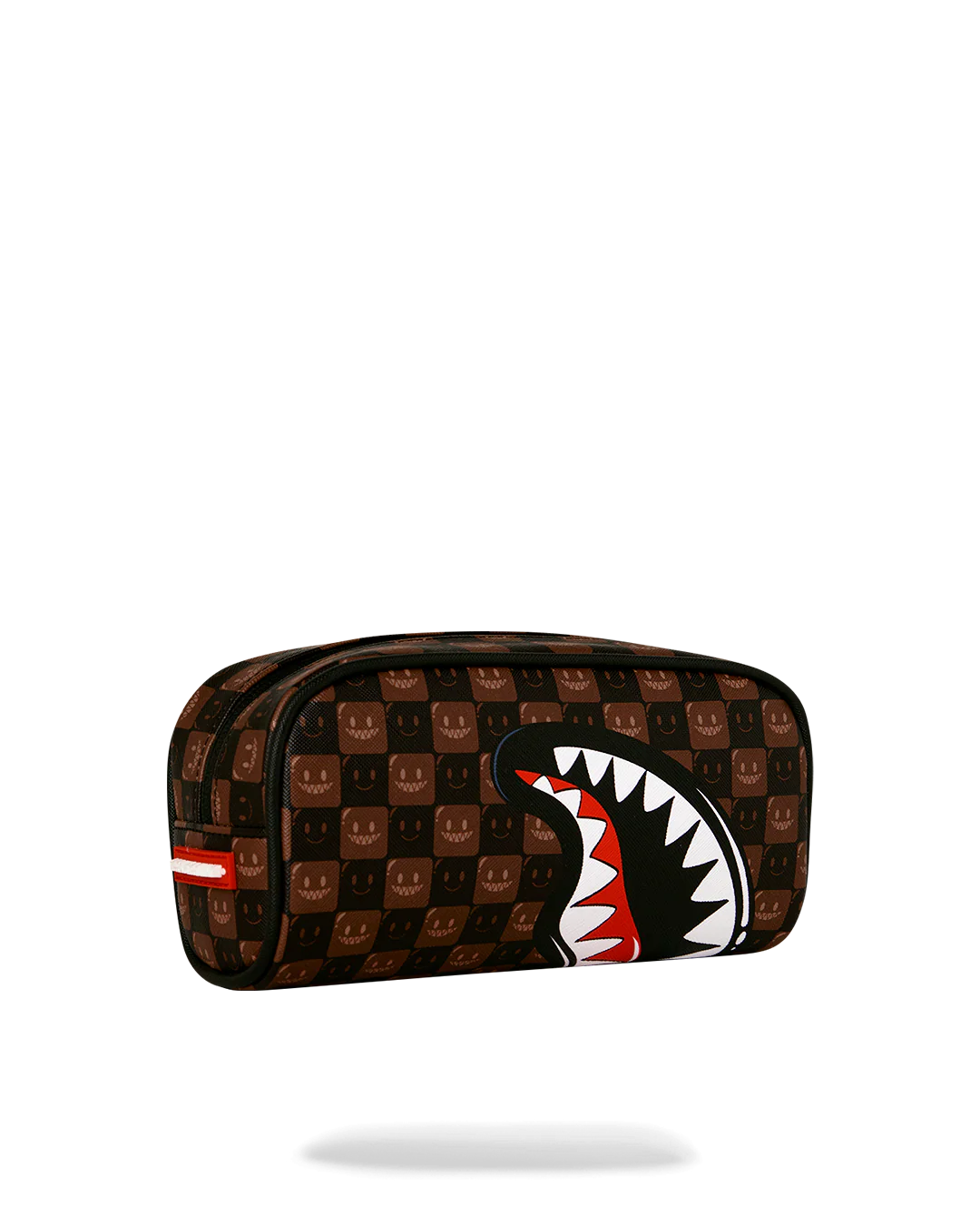 Pochette e beauty Sprayground SHARKS IN PARIS WTF BUBBLE BROWN CHECK POUCH