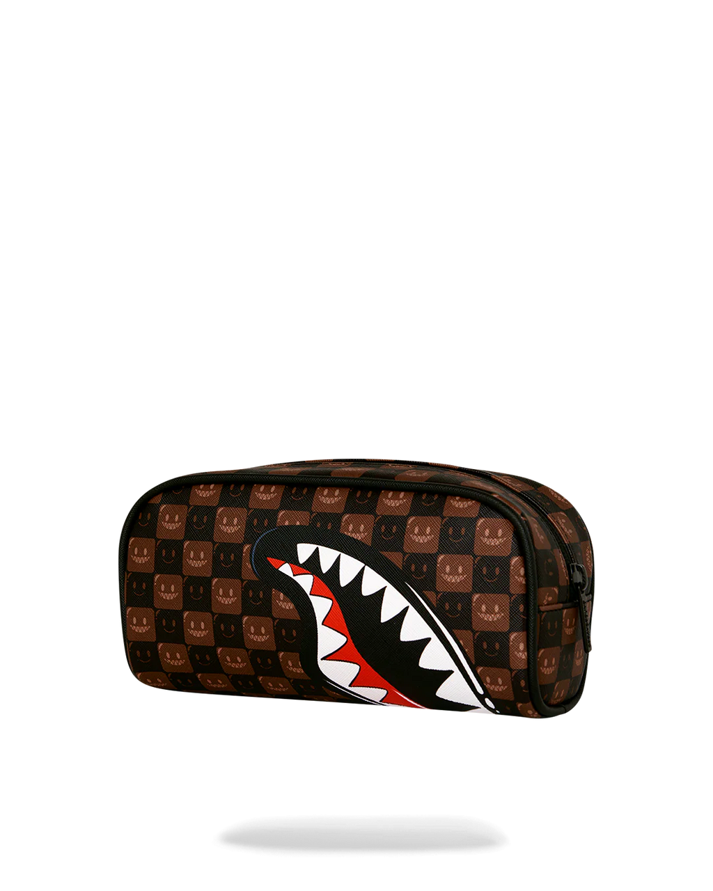 Pochette e beauty Sprayground SHARKS IN PARIS WTF BUBBLE BROWN CHECK POUCH