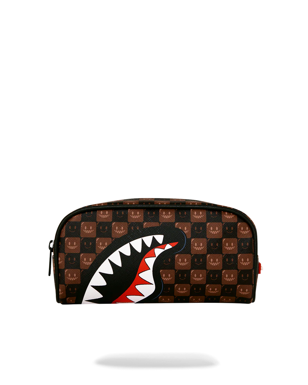 Pochette e beauty Sprayground SHARKS IN PARIS WTF BUBBLE BROWN CHECK POUCH