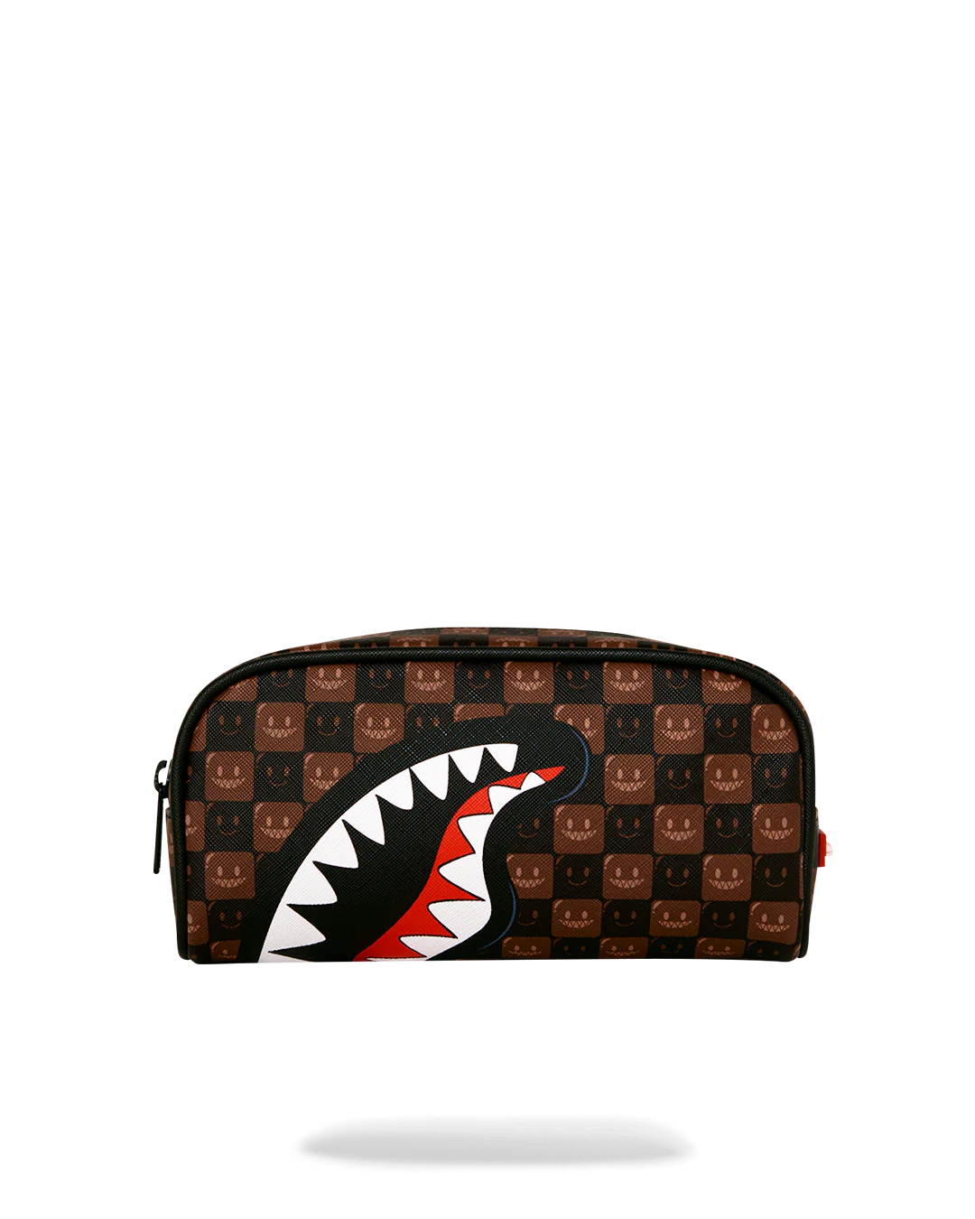 Pochette e beauty Sprayground SHARKS IN PARIS WTF BUBBLE BROWN CHECK POUCH
