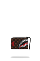Wallet Sprayground SHARKS IN PARIS WTF BUBBLE BROWN CHECK WALLET