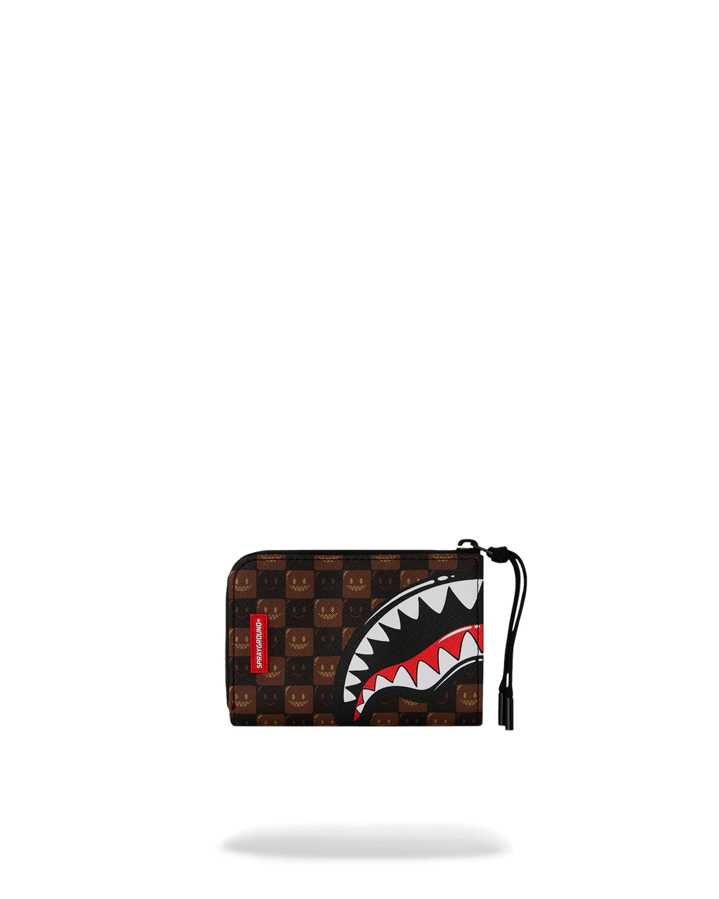 Wallet Sprayground SHARKS IN PARIS WTF BUBBLE BROWN CHECK WALLET