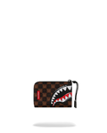 Wallet Sprayground SHARKS IN PARIS WTF BUBBLE BROWN CHECK WALLET