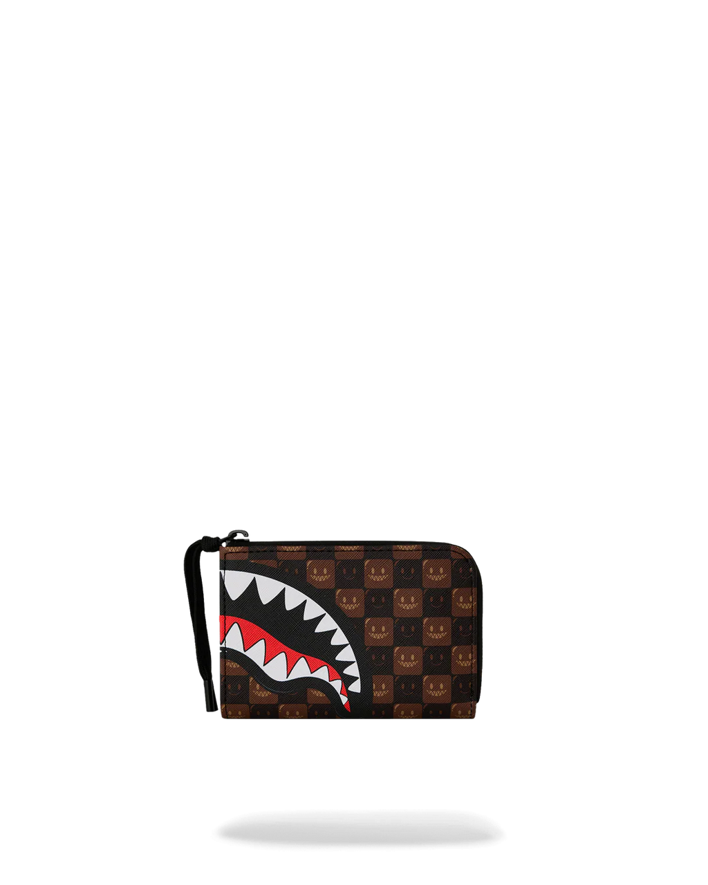 Wallet Sprayground SHARKS IN PARIS WTF BUBBLE BROWN CHECK WALLET