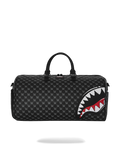  Sprayground SHARKS IN PARIS WTF BUBBLY BLACK CHECK DUFFLE