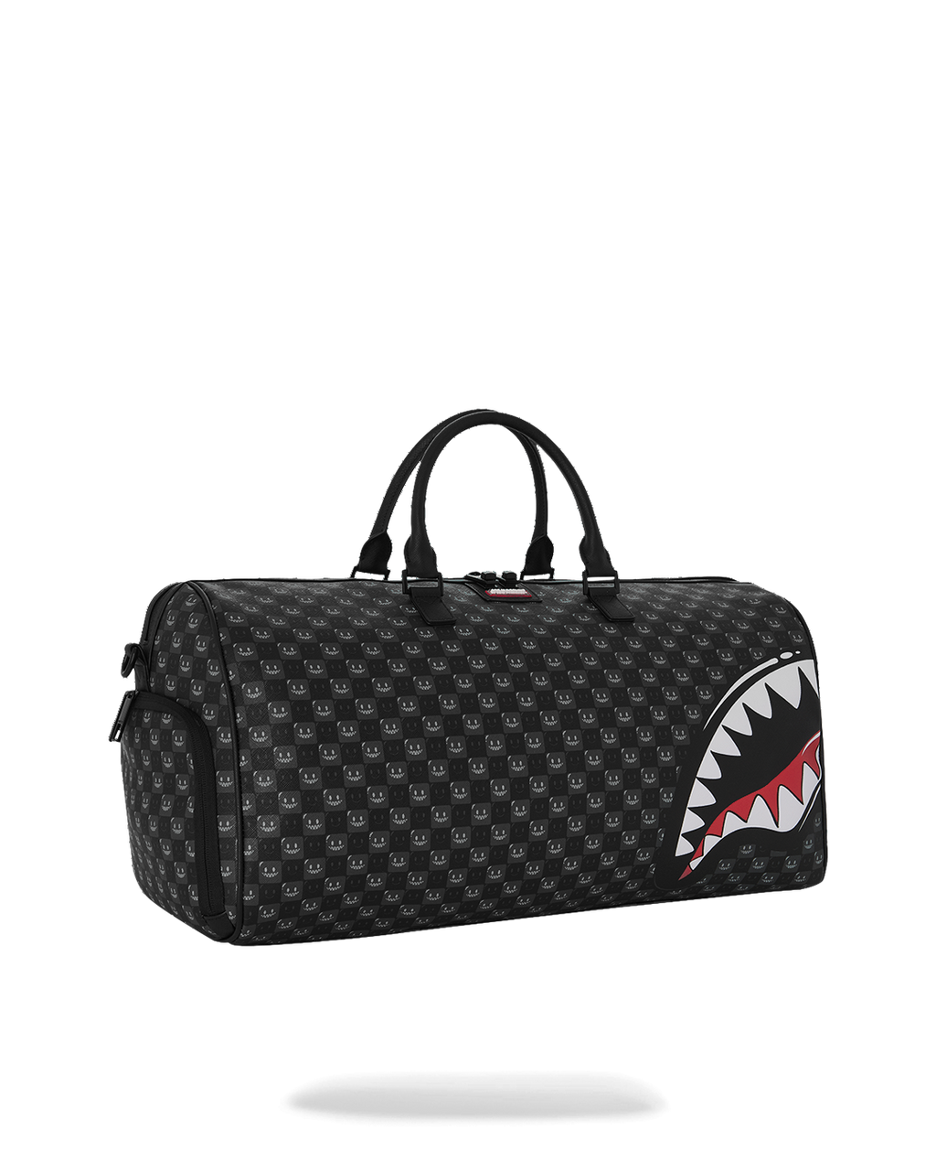  Sprayground SHARKS IN PARIS WTF BUBBLY BLACK CHECK DUFFLE