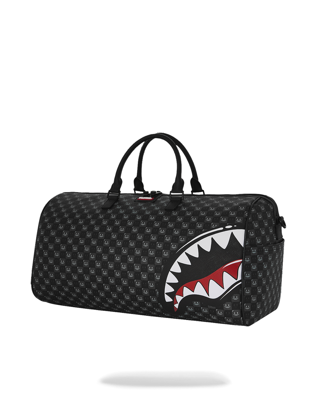  Sprayground SHARKS IN PARIS WTF BUBBLY BLACK CHECK DUFFLE