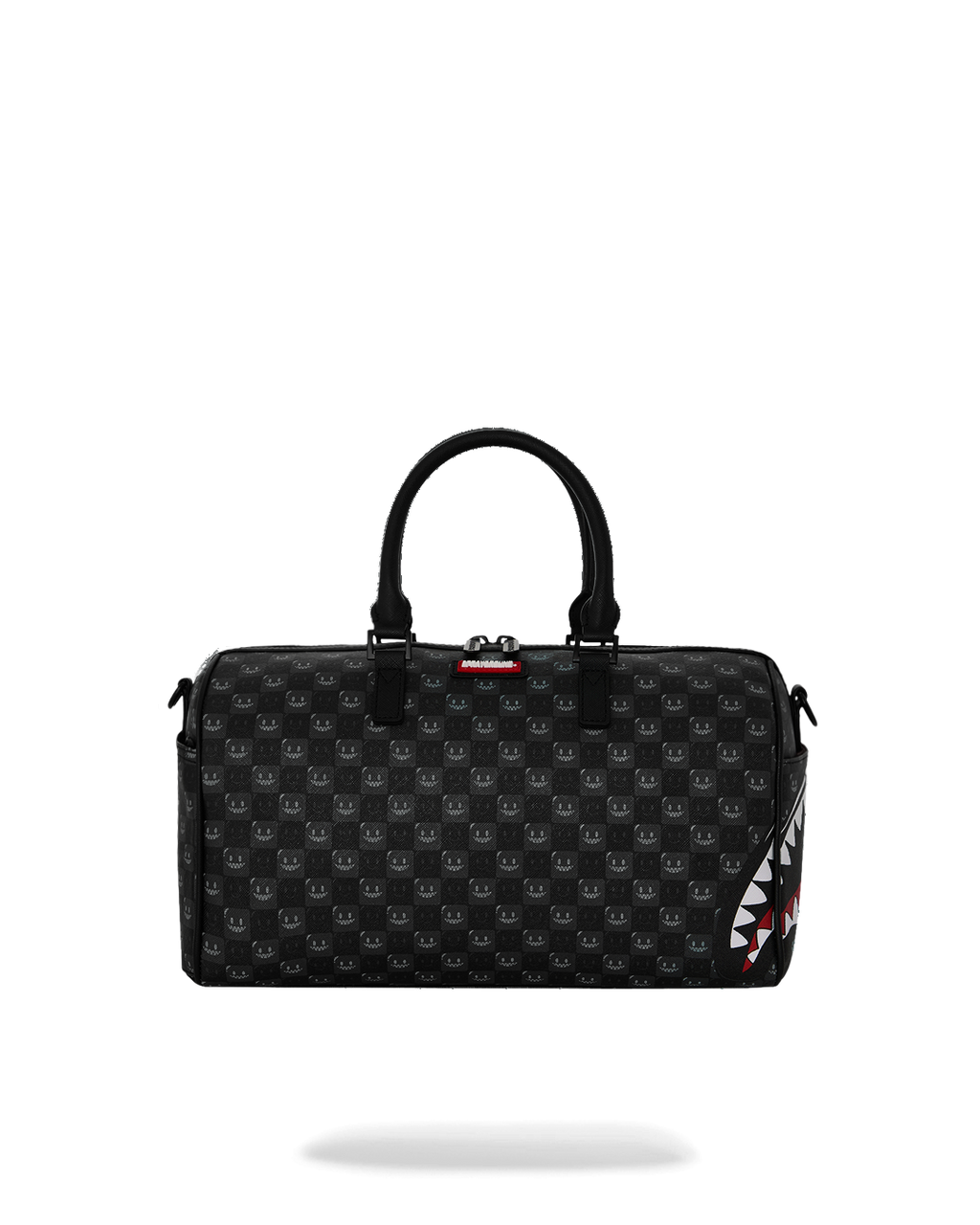  Sprayground SHARKS IN PARIS WTF BUBBLY BLACK CHECK MINI DUFFLE
