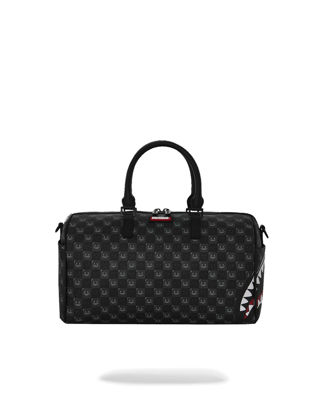  Sprayground SHARKS IN PARIS WTF BUBBLY BLACK CHECK MINI DUFFLE