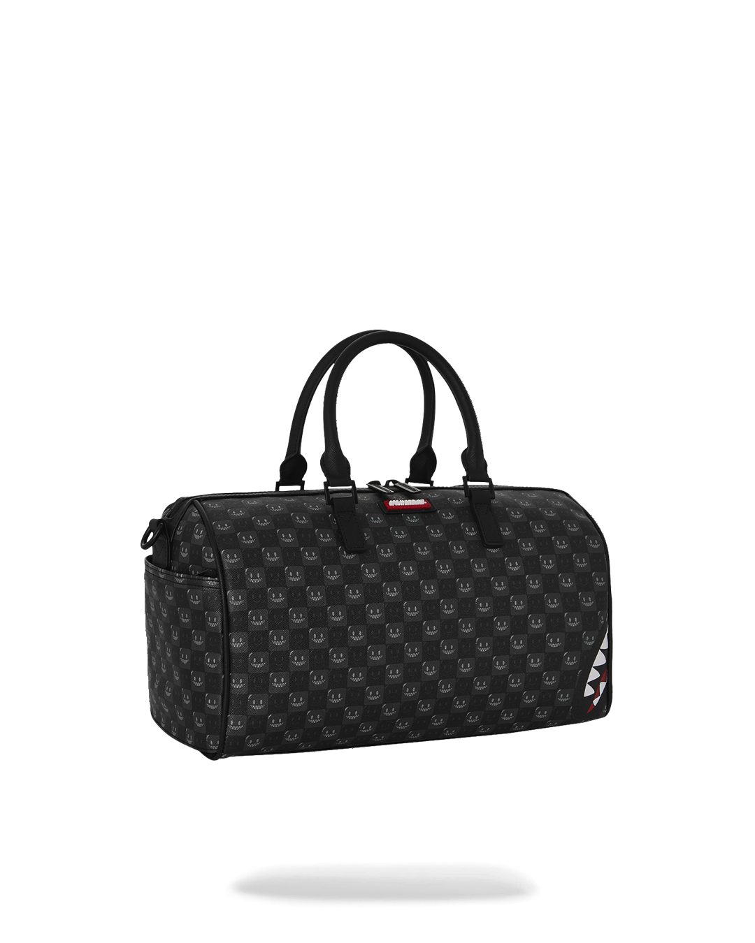  Sprayground SHARKS IN PARIS WTF BUBBLY BLACK CHECK MINI DUFFLE