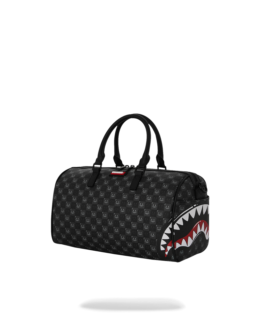  Sprayground SHARKS IN PARIS WTF BUBBLY BLACK CHECK MINI DUFFLE