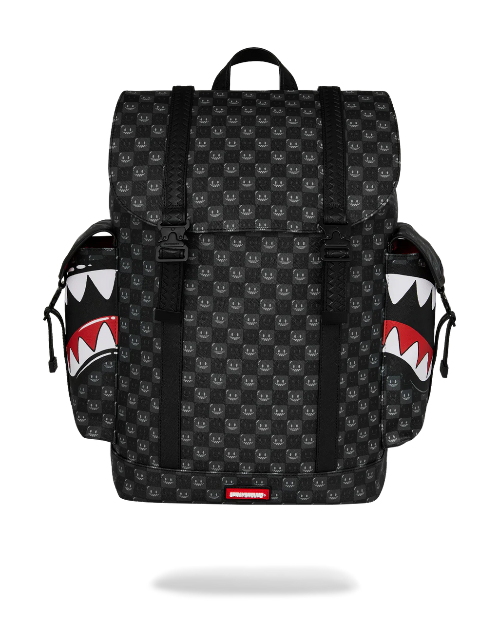 Backpack Sprayground SHARKS IN PARIS WTF BUBBLY BLACK CHECK MONTE CARLO
