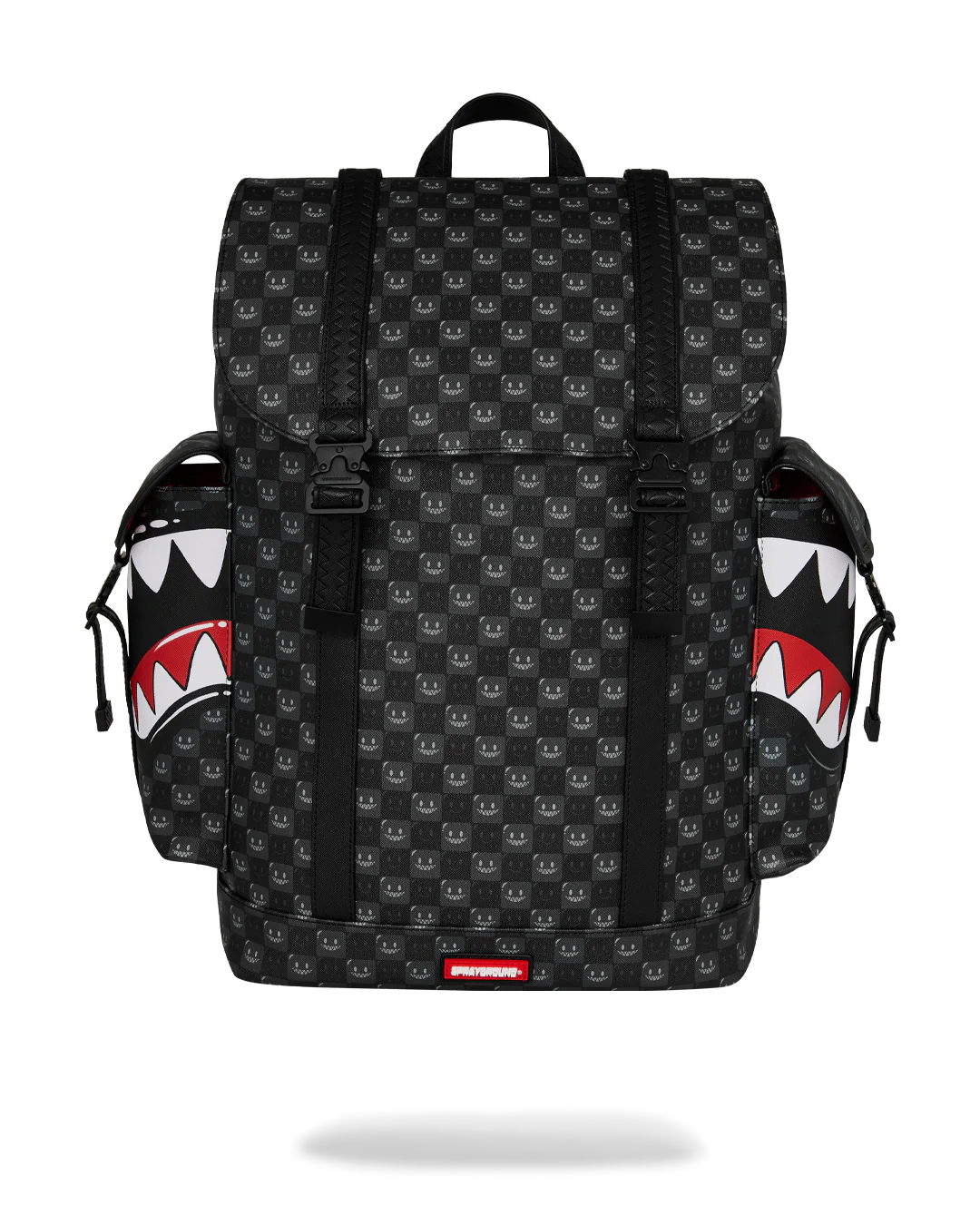 Backpack Sprayground SHARKS IN PARIS WTF BUBBLY BLACK CHECK MONTE CARLO