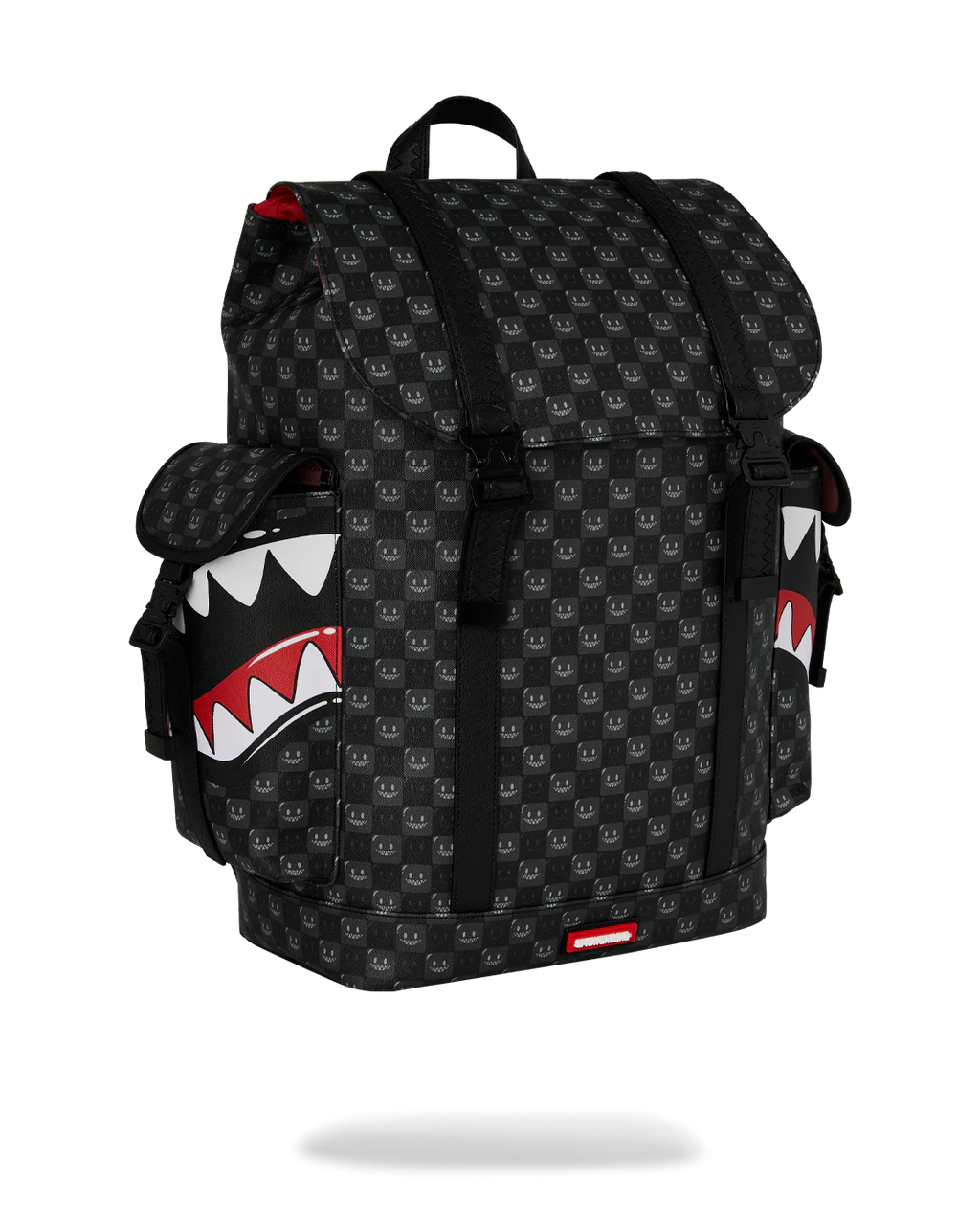 Backpack Sprayground SHARKS IN PARIS WTF BUBBLY BLACK CHECK MONTE CARLO