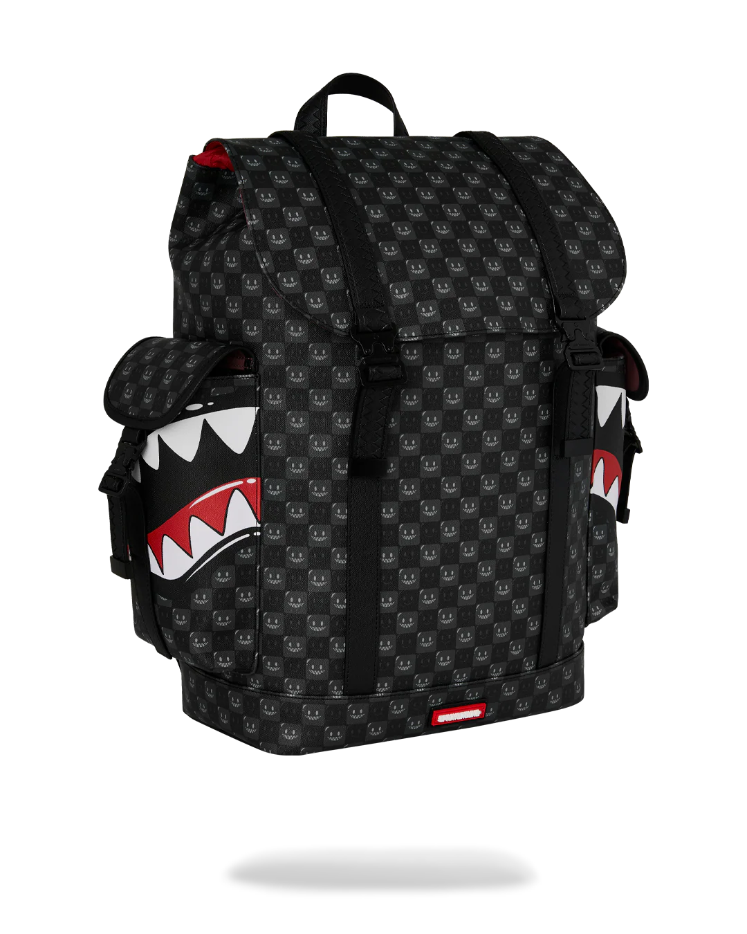 Backpack Sprayground SHARKS IN PARIS WTF BUBBLY BLACK CHECK MONTE CARLO
