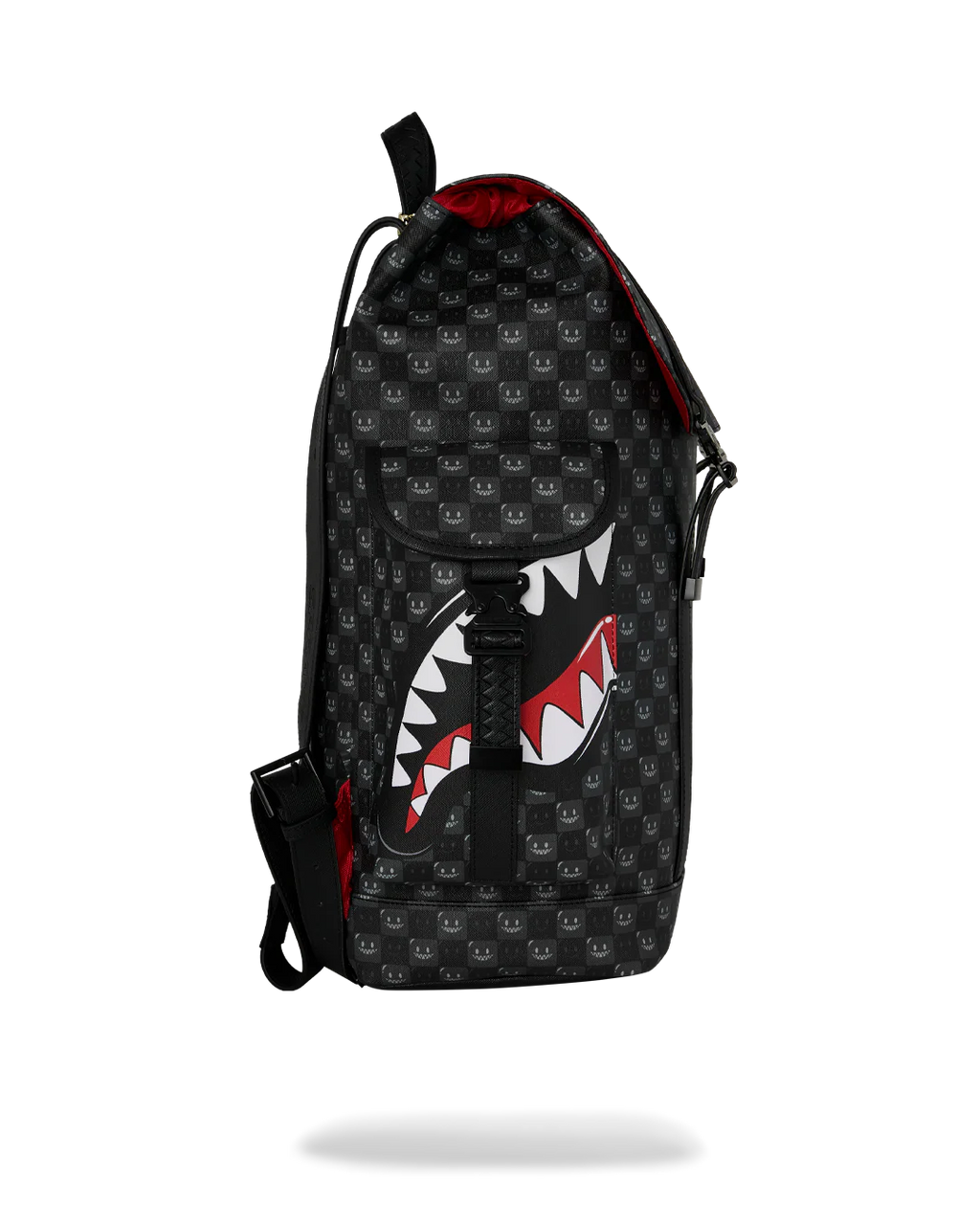 Backpack Sprayground SHARKS IN PARIS WTF BUBBLY BLACK CHECK MONTE CARLO