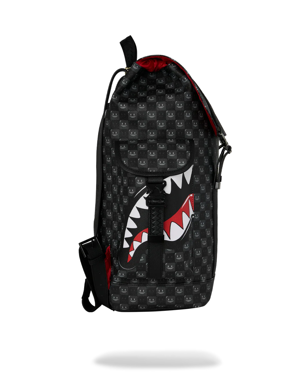 Backpack Sprayground SHARKS IN PARIS WTF BUBBLY BLACK CHECK MONTE CARLO