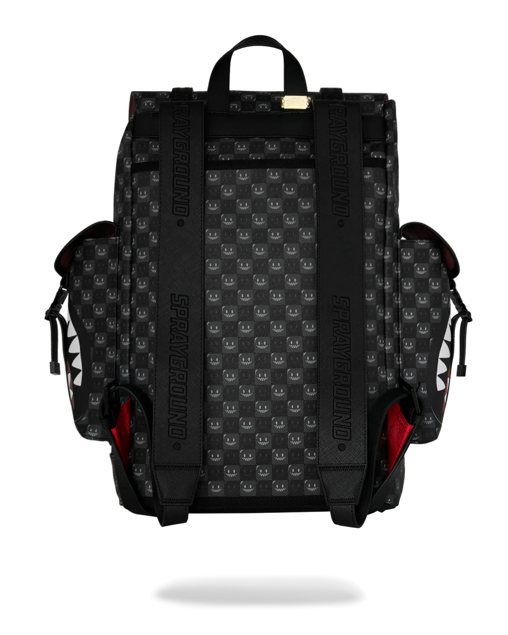 Backpack Sprayground SHARKS IN PARIS WTF BUBBLY BLACK CHECK MONTE CARLO