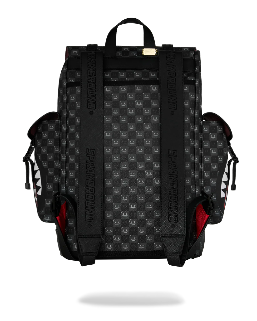 Backpack Sprayground SHARKS IN PARIS WTF BUBBLY BLACK CHECK MONTE CARLO