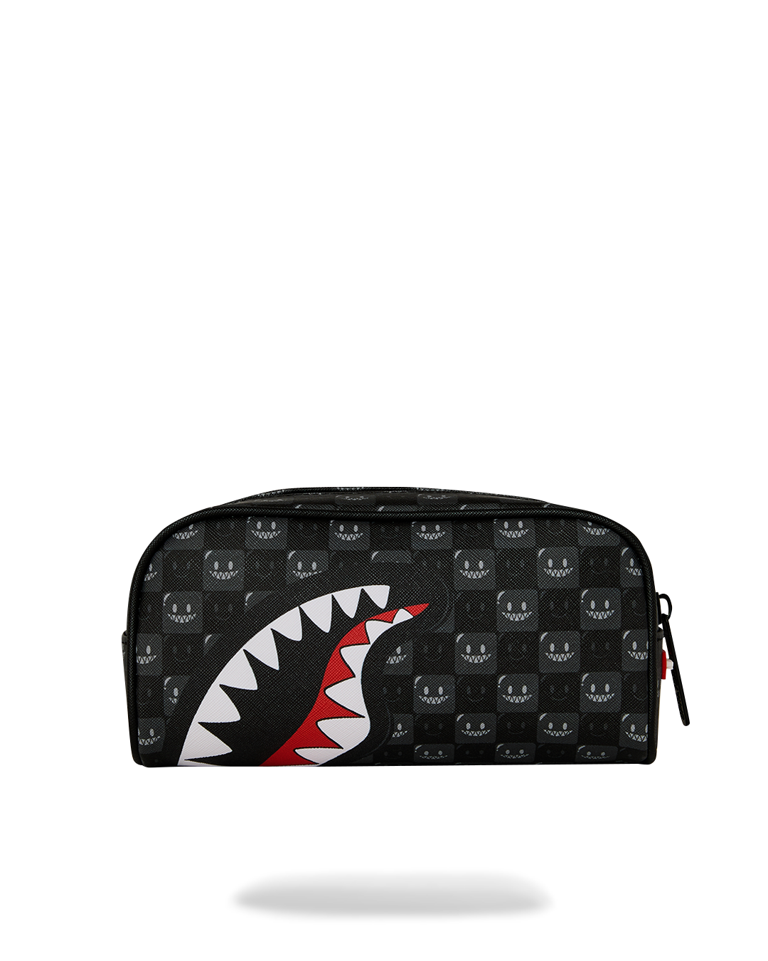  Sprayground SHARKS IN PARIS WTF BUBBLY BLACK CHECK POUCH