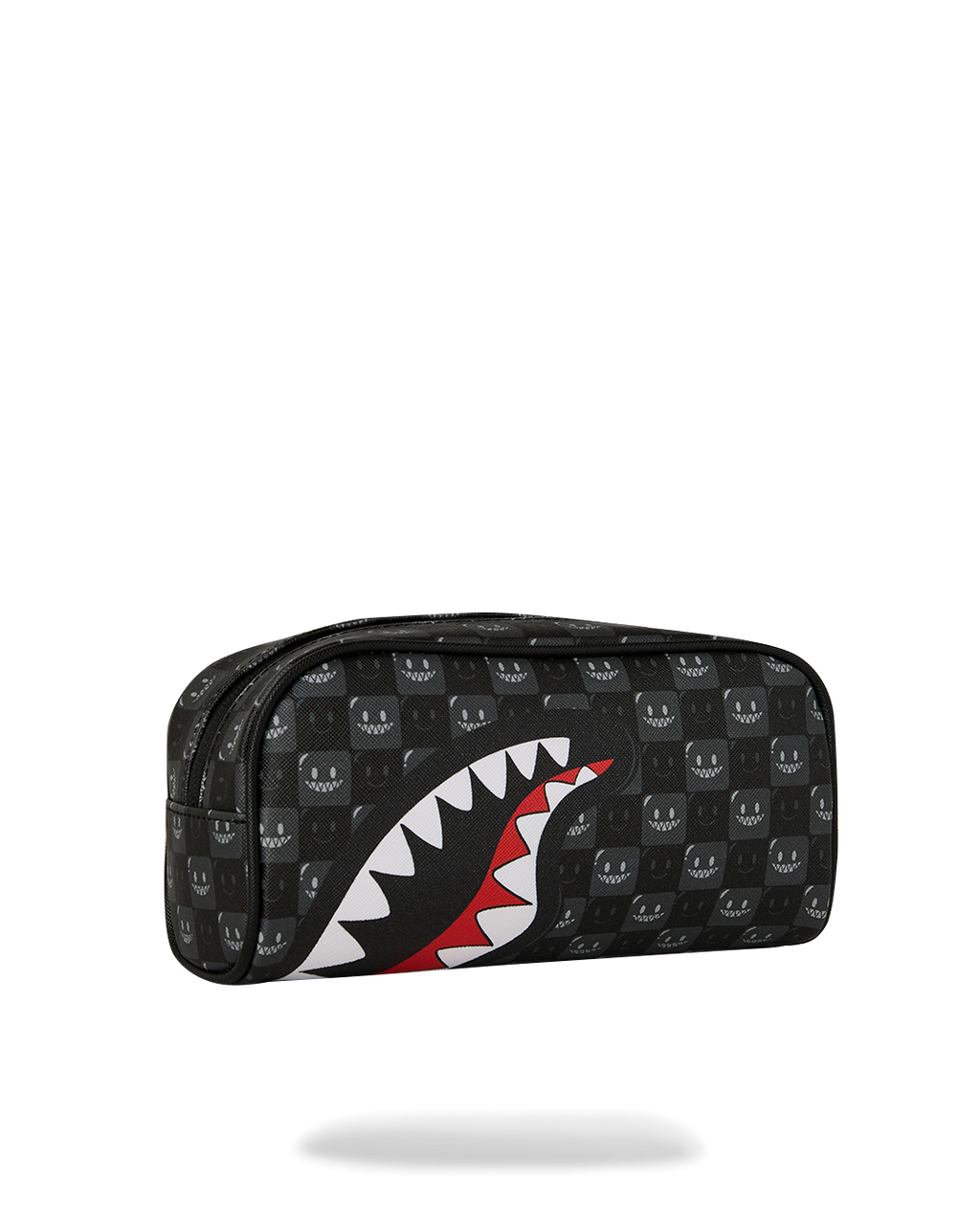  Sprayground SHARKS IN PARIS WTF BUBBLY BLACK CHECK POUCH