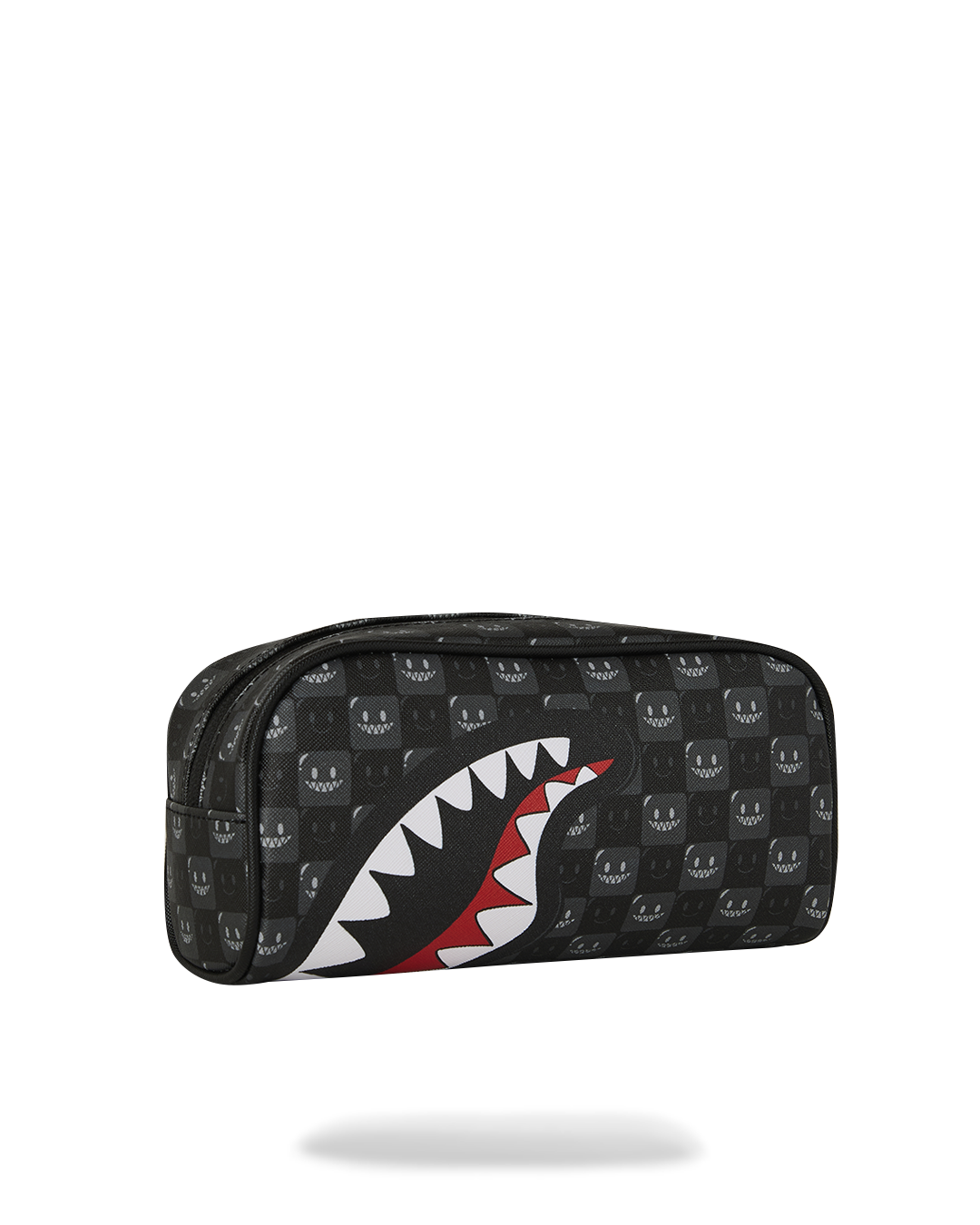  Sprayground SHARKS IN PARIS WTF BUBBLY BLACK CHECK POUCH